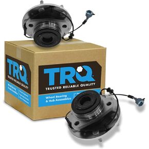 TRQ Front Wheel Hub & Bearing Pair Set For Nissan Armada Titan