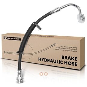 A-Premium Rear Passenger Side Brake Hydraulic Hose Compatible with Select Chrysler, Dodge, Ram and Volkswagen Models - Town & Country 2011-2016, Grand Caravan 2011-2017, C/V 2012-2015, Routan 11-14