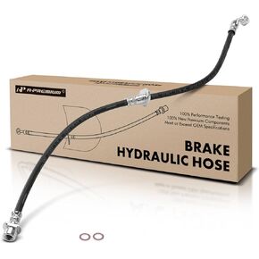 A-Premium Front Driver Brake Hydraulic Hose Compatible with Select Honda Models - Element 2003 2004 2005 2006 2007 2008 2009 2010 2011 - Replace# 01465SCVA00