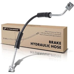 A-Premium Front Driver Brake Hydraulic Hose Compatible with Ford and Mazda Models - Ranger 1989-1994, B2300/B3000/B4000 1994 - Replace# ZZM043980