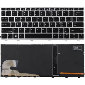 Replacement KeyboardCompatible with HP EliteBook 730 G5 735 G5 830 G5 836 G5 735 G6 830 G6 836 G6 P/N: L13697-001 6037B0135401 with Backlit (Does Not Fit for Elitebook x360 Versions)