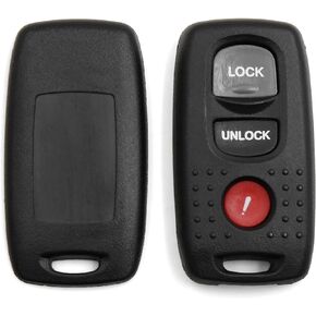 uxcell New 3 Buttons Key Fob Remote Control Case Shell Replacement KPU41794 for Mazda 6 2003-2005 for Mazda 3 2004-2009