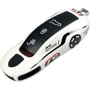 Key Cover for Porsche Macan Cayenne Panamera 911, Car Key Protection Keychain (OLD KEY)
