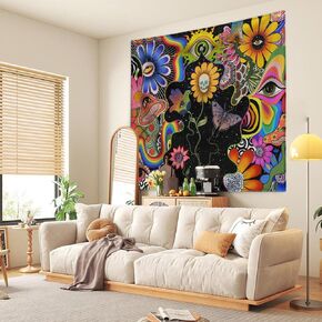 vavalad Eyes Mushroom Tapestries Wall Hangings Tapestry Tapestry Tapestry for Bedroom Home Decor