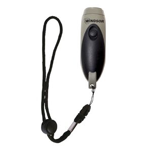 Windsor Three Tone Electric Whistle and Wrist Lanyard, Grey
