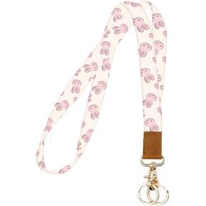 Lanyards for Keys, Durable Keychain Long Lanyard for Women Men, Cute Neck Lanyard for ID Badges Holder, Wallets, key