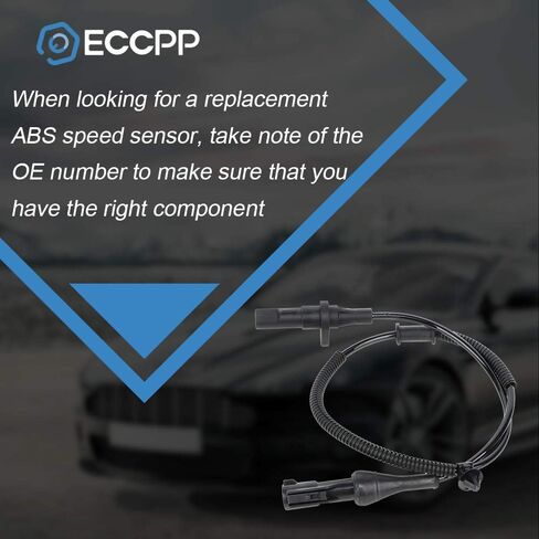 ECCPP يسار + يمين + خلفي ABS مستشعر سرعة العجلات ABS مناسب لـ 2005 2006 2007 2008 2009 2010 لفورد موستانج مجموعة من 2 in Kuwait