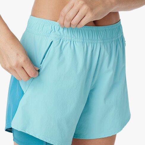 Fair Harbor The Corliss Short –– Women's Athletic Short, 5-Inch Inseam –– Quick Dry with Short Liner in Kuwait