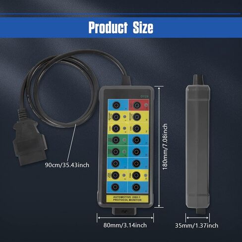 OBD2 Breakout Box OBDII Protocol Detector, Car CAN Test Breakout Box Fault Diagnosis Scan Tool, Access Scan Tool Communication Detection, Diagnosis, Programming in Kuwait