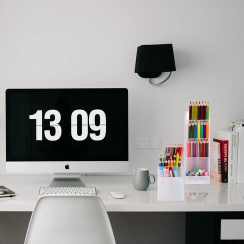 6 قطع منظم أقلام الرصاص لسطح المكتب، حامل أقلام الرصاص، منظم قرطاسية مكتب المكتب للقلم، قلم الرصاص، أقلام التحديد، منظم تخزين أقلام الرصاص البلاستيكي لمستلزمات مكتب المدرسة المنزلية in Kuwait