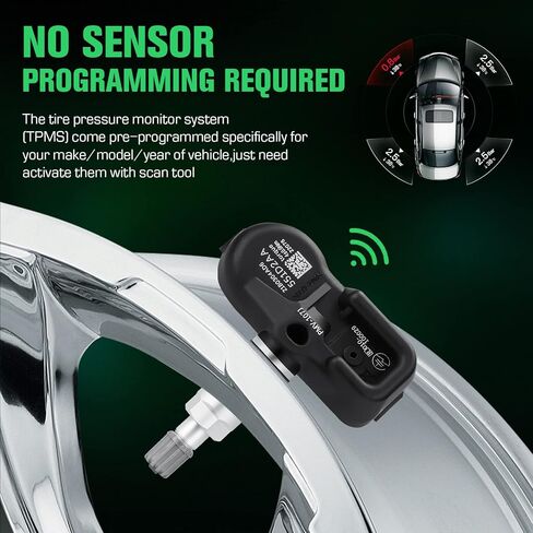 مستشعر TPMS 315 ميجاهرتز لسيارة Lexus GS350، لسيارة Toyota Camry RAV4 Scion Yaris Corolla مستشعر مراقبة ضغط الإطارات مناسب لـ PMV-107J 42607-33021 42607-06011 42607-33011 (4 قطع) in Saudi Arabia
