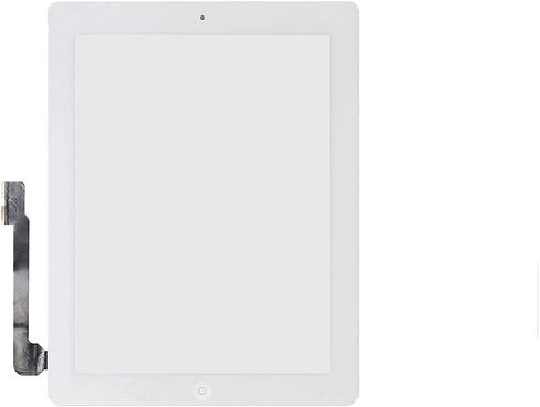 قطع غيار شاشة تعمل باللمس، مجموعة زجاجية رقمية لجهاز iPad 3 + مجموعة أدوات احترافية (أبيض) in Kuwait
