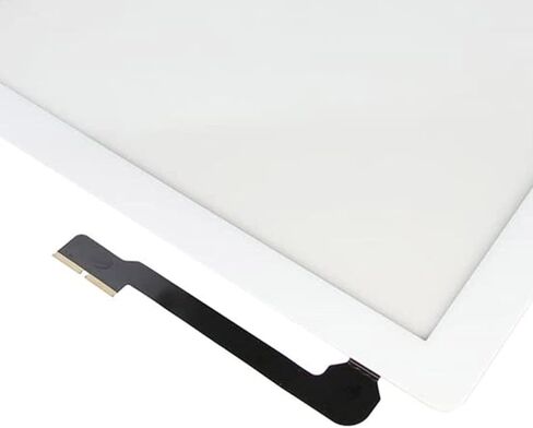 قطع غيار شاشة تعمل باللمس، مجموعة زجاجية رقمية لجهاز iPad 3 + مجموعة أدوات احترافية (أبيض) in Kuwait