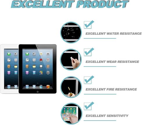 قطع غيار شاشة تعمل باللمس، مجموعة زجاجية رقمية لجهاز iPad 3 + مجموعة أدوات احترافية (أبيض) in Kuwait