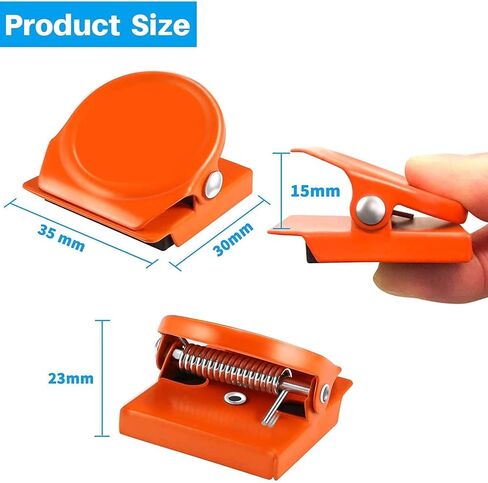 24 قطعة من المشابك المغناطيسية، مشابك معدنية مغناطيسية، مشبك مغناطيس حائطي للثلاجة، مشابك مذكرة مذكرة، مشابك معدنية مغناطيسية، متعددة الألوان in Kuwait