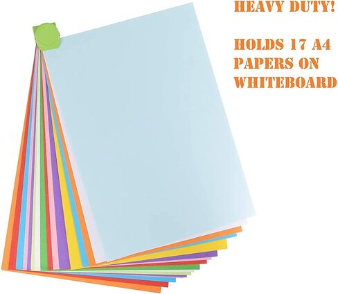 24 قطعة من المشابك المغناطيسية، مشابك معدنية مغناطيسية، مشبك مغناطيس حائطي للثلاجة، مشابك مذكرة مذكرة، مشابك معدنية مغناطيسية، متعددة الألوان in Kuwait