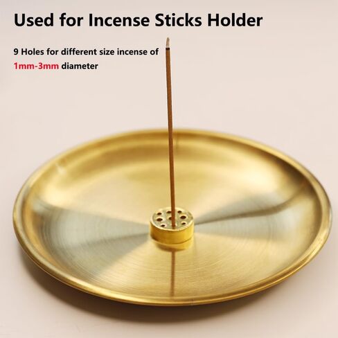 5 in1Incense Burner,Palo Santo Holder,Sage Holder, Incense Holder with Ash Catcher for Incense Sticks,Coil Incense,Incense Cones in Devotional Area, Yoga, Meditation Room Home Décor (Oval) in Saudi Arabia