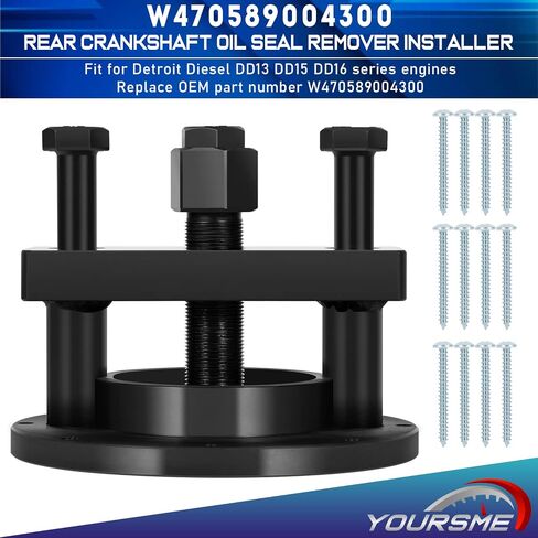 Yoursme W470589004300 Rear Crankshaft Oil Seal Remover and Installer Tool Kit for Detroit Diesel DD13 DD15 DD16 Engines in Saudi Arabia