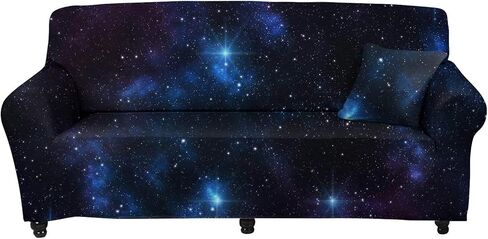 غطاء أريكة قابل للتمدد ناعم ومتين مطبوع عليه صورة بقرة كرتونية، غطاء أريكة مناسب للأريكة، أغطية حماية أثاث عالمية مقاومة للأوساخ وقابلة للغسل وغير قابلة للانزلاق in Kuwait