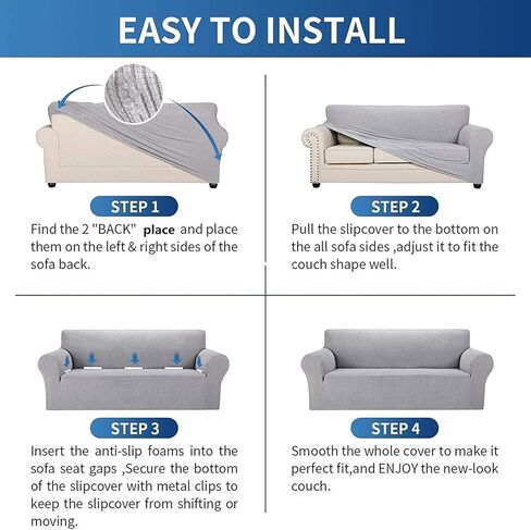 غطاء أريكة قابل للتمدد ناعم ومتين مطبوع عليه صورة بقرة كرتونية، غطاء أريكة مناسب للأريكة، أغطية حماية أثاث عالمية مقاومة للأوساخ وقابلة للغسل وغير قابلة للانزلاق in Kuwait