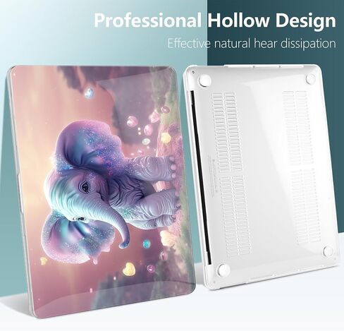 Case for MacBook Pro 13 inch 2020 2022 Released M2/M1 Chip A2338/A2251/A2289, Plastic Hard Shell Laptop Case with Keyboard Cover & Trackpad Protector & 2 OTG Adapters, Galaxy Sky in Saudi Arabia