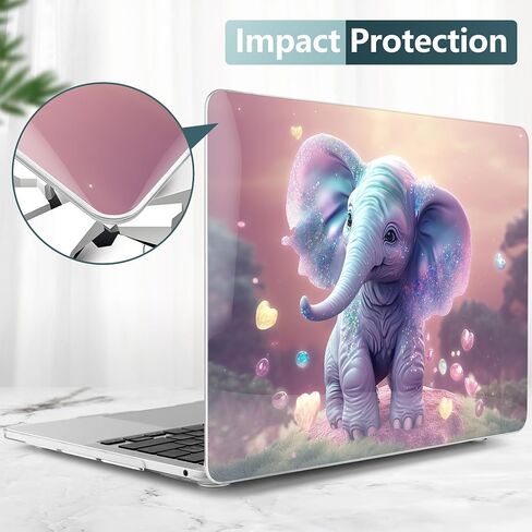 Case for MacBook Pro 13 inch 2020 2022 Released M2/M1 Chip A2338/A2251/A2289, Plastic Hard Shell Laptop Case with Keyboard Cover & Trackpad Protector & 2 OTG Adapters, Galaxy Sky in Saudi Arabia