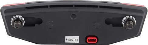 VGEBY E-Bike Taillight، ضوء تحذير LED للدراجة، معدات ركوب الخيل، موصل مقاوم للماء، ضوء خلفي للدراجة الإلكترونية، ضوء خلفي للدراجة الإلكترونية، 2 دبوس أحمر in Saudi Arabia