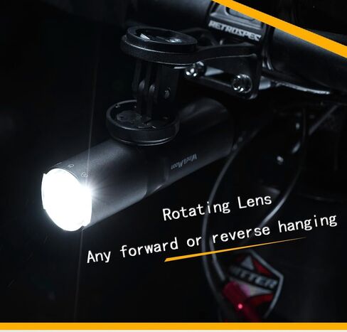 مجموعة مصابيح الدراجة LED من Himiway/+ مؤشر البطارية + القرن/+ عداد السرعة + القرن/مصباح أمامي للدراجة المطورة 400lm/800lm/1500lm للركوب الليلي للدراجة الأمامية والضوء الخلفي IPX6 مقاوم للماء وقابل لإعادة الشحن عبر USB in Saudi Arabia