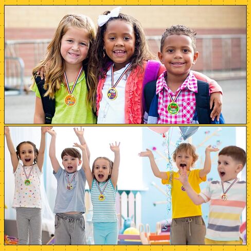 200 قطعة من ميداليات اليوم 100 للمدرسة، ميداليات متنوعة لجوائز للأطفال، جائزة جائزة الكأس البلاستيكية للفصل الدراسي، 100 يوم من المدرسة، ديكورات حفلات الجمباز، مكافأة مسابقة الجمباز in Kuwait