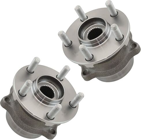 TRQ Rear Wheel Hub & Bearing Assembly Pair LH & RH Sides for Crosstrek Forester in Kuwait