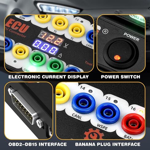 GODIAG GT100 + OBD2 صندوق الاختراق، كاشف بروتوكول obdii القوي، obd ويمكن أن صندوق اندلاع وحدة التحكم الإلكترونية للسيارات، obd2 اختبار تشخيص السيارة in Kuwait