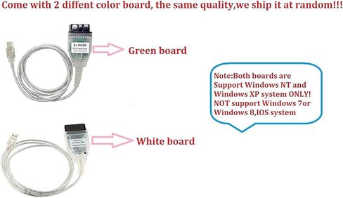 كابل واجهة USB للسيارة Ediabas K + Dcan USB obd obd2 obdii ماسح ضوئي تشخيصي متوافق مع BMW R56 E87 E93 E70 أبيض in Kuwait