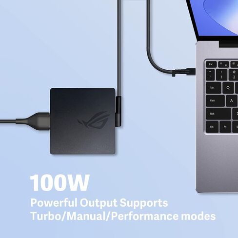 شاحن USB-C 100 واط لجهاز ASUS ROG: محول تيار متردد للكمبيوتر المحمول A20-100P1A متوافق مع ASUS ROG Flow X13 Z13 GZ301 GV301 G533QM GA401QM GA503QM GX703HS ZenBook 14X 14 UM5401QA UM425QA UX425QA - 20V 5A in Saudi Arabia