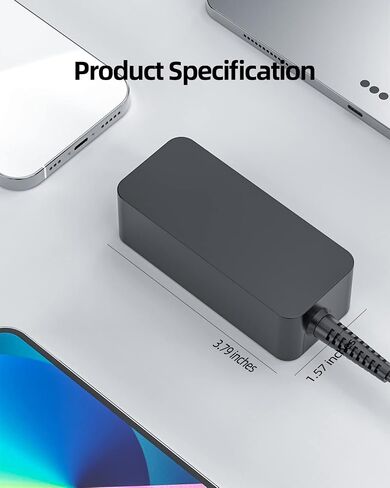 شاحن 45 واط لجهاز Lenovo Chromebook N23 N22 N42 N42-20 N42-20T Winbook N22-20 Touch Laptop، (سلامة معتمدة من UL)، موصل دائري in Saudi Arabia