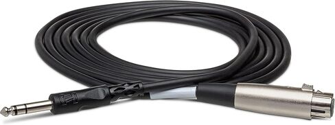 كابل توصيل متوازن TRS من Hosa STX-102F XLR3F إلى 1/4 بوصة، 2 قدم in Saudi Arabia