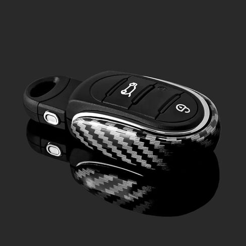 QIDIAN Car Key Shell Fob Case Cover Chain Rope Keychain Slim Design Alloy for Cooper Clubman F54 F55 F56 F57 F60 Countryman in Saudi Arabia