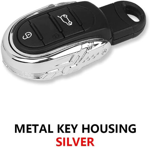 QIDIAN Car Key Shell Fob Case Cover Chain Rope Keychain Slim Design Alloy for Cooper Clubman F54 F55 F56 F57 F60 Countryman in Saudi Arabia