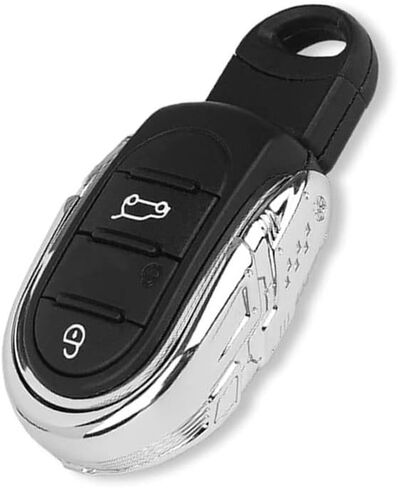 QIDIAN Car Key Shell Fob Case Cover Chain Rope Keychain Slim Design Alloy for Cooper Clubman F54 F55 F56 F57 F60 Countryman in Saudi Arabia