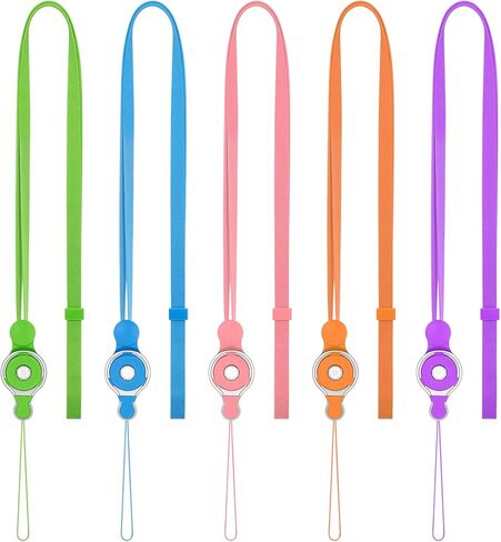 Wishouse Lanyards لأجهزة الاتصال اللاسلكي، سلك عرض متين وحزام رقبة شديد التحمل مع مشبك أمان قابل للفصل 21 بوصة 5 عبوات in Kuwait