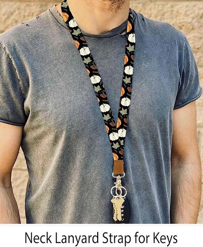 Lanyards for Keys, Durable Keychain Long Lanyard for Women Men, Cute Neck Lanyard for ID Badges Holder, Wallets, key in Kuwait