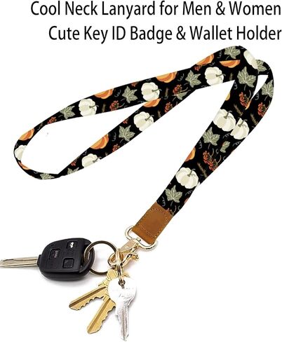 Lanyards for Keys, Durable Keychain Long Lanyard for Women Men, Cute Neck Lanyard for ID Badges Holder, Wallets, key in Kuwait