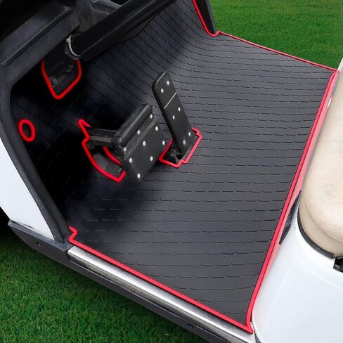 EZGO TXT Floor Mat, Full Coverage Golf Cart Floor Mat Liner Replacement for EZGO TXT, Express S4 (2012-2020), Workhorse,Valor, Star Classic 36V Models Non-Slip&Easy to Clean Black in Saudi Arabia