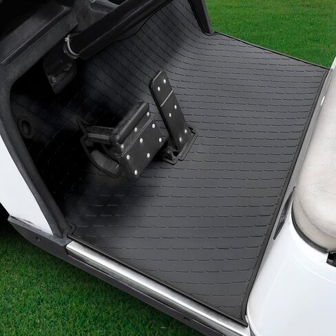 EZGO TXT Floor Mat, Full Coverage Golf Cart Floor Mat Liner Replacement for EZGO TXT, Express S4 (2012-2020), Workhorse,Valor, Star Classic 36V Models Non-Slip&Easy to Clean Black in Saudi Arabia