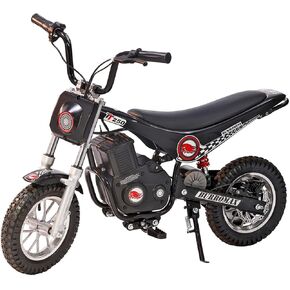 Burromax TT250 Electric Dirt Bike for Kids, 250w 24v 7ah, 2 Speeds, 14 Mph, Up to 150lb Rider, Off-Road Electric Mini Bike