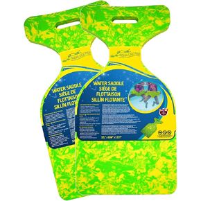 Aqua Lily Floating Water Saddle Tloat Pets (مجموعة من عوامات سرج 2) رغوة متينة من الدرجة البحرية ، ويدعم ما يصل إلى 180 رطلاً ، مصنوعًا في الولايات المتحدة الأمريكية