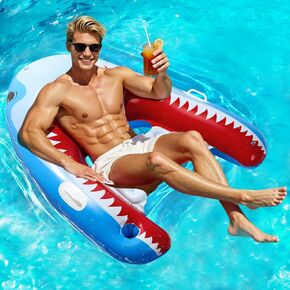 توفى حمام سباحة Heysplash للبالغين ، بركة قابلة للنفخ عوامات سرير تبريد طوافات التسكع ، طوافات مائية للبحيرة ، حوض سباحة الشاطئ في الهواء الطلق