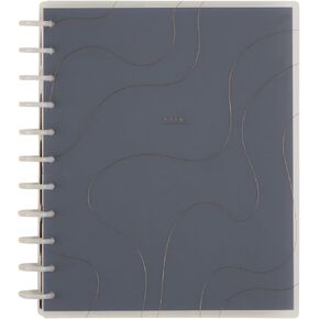 Happy Planner Disc-Bound Academic Planner July 2025 - June 2026 Daily, Weekly and Monthly - 3 Bonus Months, 9.25" x 7", Dashboard Layout, Pastel Petals