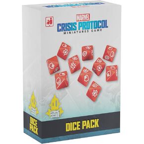 Marvel: Crisis Protocol DICE Pack - 10 Custom 8-Sided Dice for Expanded Gameplay, Tabletop Superhero Game, Ages 14+, 2 Players, 90 Min Playtime, Made by Atomic Mass Games