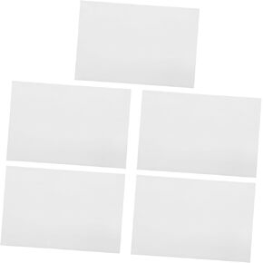 Happyyami 5Pcs Sheets Transparent Acrylic Frame Sheets Multi Functional Panels for Picture Frame Replacement DIY Crafts and Art Projects and Lightweight