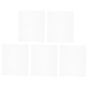 Cabilock 5pcs Acrylic Panels for Crafting Photo Frame Replacement Art Protection Easy Installation Scratch Resistant Lightweight DIY Accessory